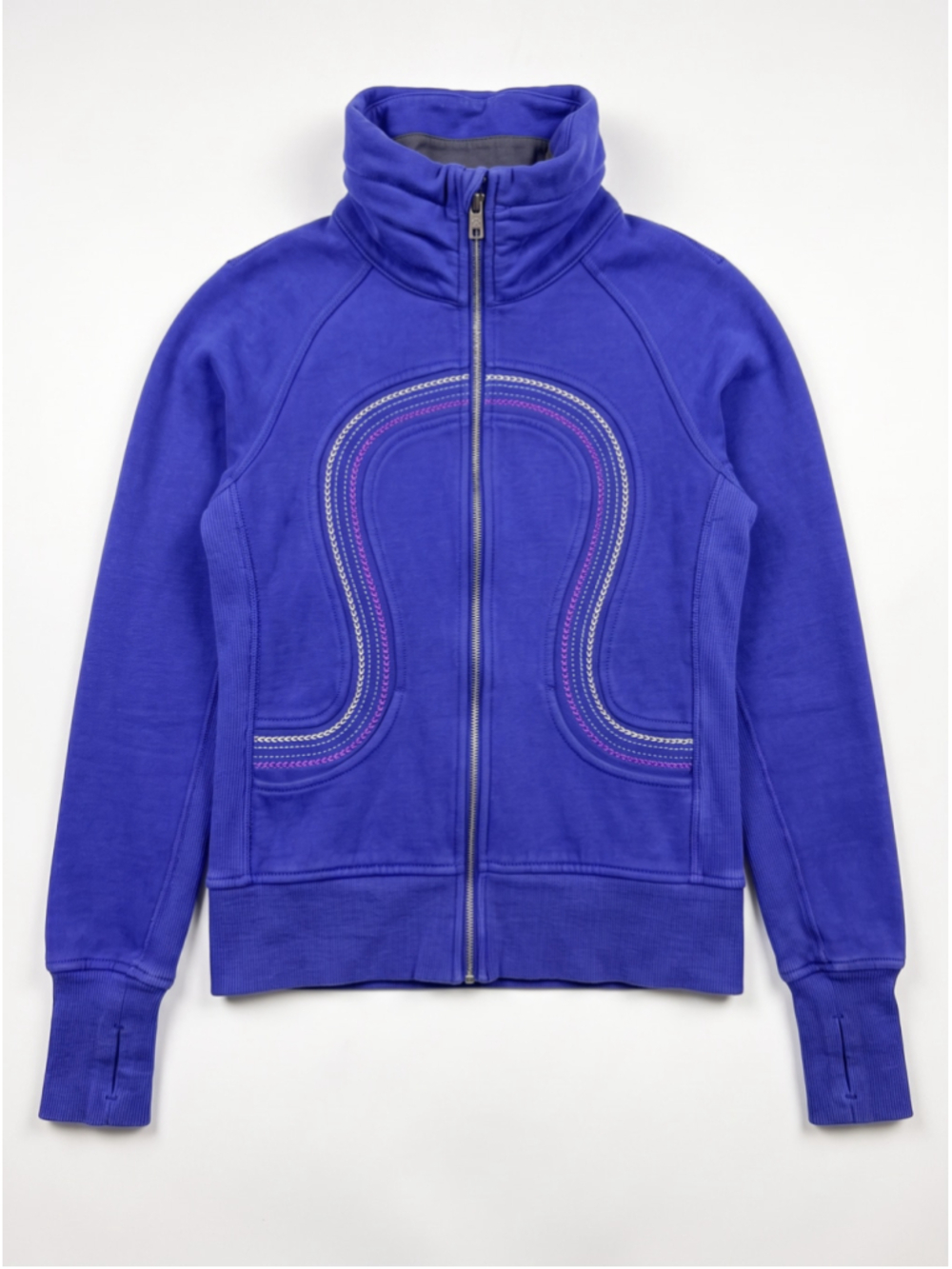 LULULEMON Cuddle Up Blue Jacket Zip-up Athleisure Gym Training Yoga, Sz 6